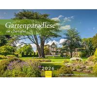 Edition Seidel Premium Calendar Garden Paradise in Europe 2026 Format DIN A3 Wall Calendar Mallorca Hessen Brittany Normandy Kent Sussex Nature Garden Christian Müringer
