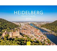 Edition Seidel Premium Calendar Heidelberg 2026 Format DIN A3 Wall Calendar Baden-Württemberg Castle Old Town Old Bridge Gate Neckar Skyline Werner Dieterich