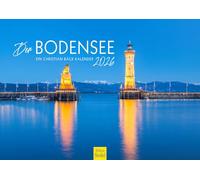 Edition Seidel Premium Calendar Lake Constance 2026 Format DIN A3 Wall Calendar Europe Germany South Germany Switzerland Austria Bavaria Baden-Württemberg Konstanz Christian Bäck