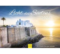 Edition Seidel Premium Calendar Light of the South 2026 Format DIN A3 Wall Calendar Europe Spain France Italy Balearic Islands Coastal Landscapes Christian Müringer
