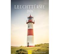 Edition Seidel Premium Calendar Lighthouses 2026 Format DIN A3 Wall Calendar New Zealand Europe Cape Reinga Sylt Brittany Bornholm North Sea Baltic Sea Atlantic Christian Müringer