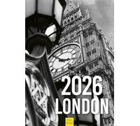 Edition Seidel Premium Calendar London Black & White 2026 Format DIN A3 Wall Calendar England United Kingdom UK Big Ben Metropolis Skyline