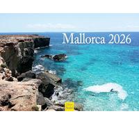 Edition Seidel Premium Calendar Mallorca 2026 Format DIN A3 Wall Calendar Spain Palma Balearic Islands Island Mediterranean Sea