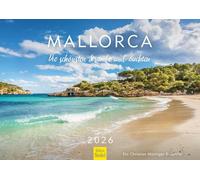 Edition Seidel Premium Calendar Mallorca The Most Beautiful Beaches and Bays 2026 Format DIN A3 Wall Calendar Spain Palma Balearic Islands Island Mediterranean Sea Christian Müringer