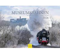 Edition Seidel Premium Calendar Museum Railways 2026 Format DIN A3 Wall Calendar Europe Germany Resin Brocken Mountains Railway Steam Train Steffen Gierok-Latniak