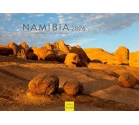 Edition Seidel Premium Calendar Namibia 2026 Format DIN A4 Wall Calendar Africa Windhoek Deadvlei Desert Dunes National Park Wild Animals Peter Schickert