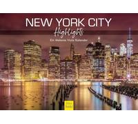 Edition Seidel Premium Calendar New York City Highlights 2026 Format DIN A4 Wall Calendar USA America Big Apple Metropolis Skyline Melanie Viola