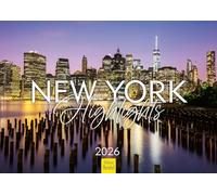 Edition Seidel Premium Calendar New York Highlights 2026 Format DIN A4 Wall Calendar USA America Big Apple Manhattan Empire State Building Central Park Skyline Metropolis