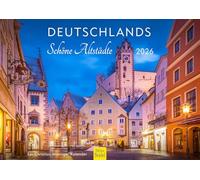 Edition Seidel Premium Calendar of Germany Beautiful Old Towns 2026 Format DIN A3 Wall Calendar Old Town Berlin Bavaria Saxony Lake Constance Sylt Rhine Alps Christian Müringer