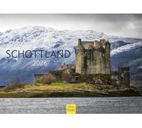 Edition Seidel Premium Calendar Original Scotland 2026 Format DIN A4 Wall Calendar Europe Great Britain Edinburgh Isle of Skye Highlands Sea Steep Coast