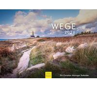 Edition Seidel Premium Calendar Paths 2026 Format DIN A3 Wall Calendar England France Italy Germany Island Coast Sea Port Dunes Christian Müringer