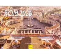 Edition Seidel Premium Calendar Rome 2026 Format DIN A4 Wall Calendar Europe Italy Vatican Roman Colosseum St. Peter's Square Rainer Mirau