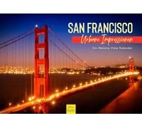 Edition Seidel Premium Calendar, San Francisco, Urban Impressions, 2026 Format, DIN A3 Wall Calendar, USA, California, Golden Gate Bridge, Metropolis, Skyline, Melanie, Viola