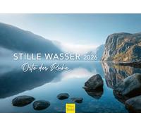 Edition Seidel Premium Calendar Silent Water Places of Peace 2026 Format DIN A3 Wall Calendar Lakes Rivers Ponds Shore Landscape Nature Peace Relaxation Harmony