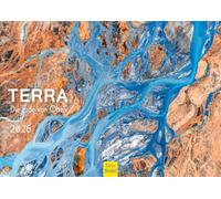 Edition Seidel Premium Calendar Terra The Earth from Above 2026 Format DIN A4 Wall Calendar Nature Calendar Nature Coniferous Forest Glacier River Landscapes Tulip Fields