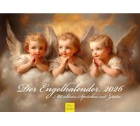 Edition Seidel Premium Calendar The Angel Calendar 2026 Format DIN A3 Wall Calendar with Beautiful Sayings and Quotes Angel Faith Wisdom Inspiration Motivation