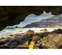 Edition Seidel Premium Calendar, The Fascinating Variety of the Canary Islands, 2026 Format, DIN A3 Wall Calendar, Spain, La Gomera, Lanzarote, Palma, Tenerife, Fuerteventura, Gran Canaria, Peter