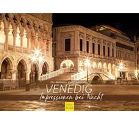 Edition Seidel Premium Calendar Venice Impressions at Night 2026 Format DIN A3 Wall Calendar Italy St. Mark's Square Gondolas Canal Grande Santa Maria Rialto Bridge Melanie Viola