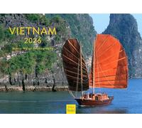 Edition Seidel Premium Calendar Vietnam 2026 Format DIN A3 Wall Calendar Asia Hanoi Imperial City Temple Karst Rock Halong Bay Sea Coast Mario Weigt