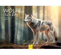 Edition Seidel Premium Calendar, Wolves Boss in the Territory 2026 Format, DIN A4 Wall Calendar, Animal Calendar, Animals, Wild Animals, Pack, Wolf, Forest, Nature, Melanie, Viola