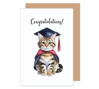 Edition Seidel Premium Congratulations Card for Passing Exam with Envelope Card Greeting Card Saying Sayings English Study Bachelor University Students Graduation Celebration Man Woman (PR178 SW026)