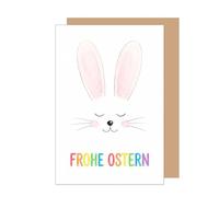 Edition Seidel Premium greeting card for Easter with envelope. Easter card, greeting card, folding card, sayings, Easter greetings, Happy Easter, spring, colourful colours Easter nest (O196 SW026)
