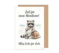 Edition Seidel Premium Greetings Card with Envelope. Farewell Card Greeting Card Saying Sayings Retirement Job Change Goodbye Work Adventure Colleague Man Woman (AS183 SW026)