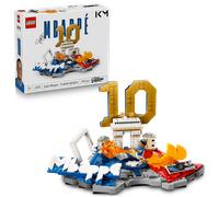 LEGO Editions Kylian Mbappé - Football Highlights Toy - 3D Display Model Kit w/Collectible Minifigure - Kids' Room Decor - Gift for 10+ Year Old Boys, Girls & Adult Sports Fans - 43013