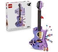 LEGO Editions Olivia Rodrigo's Dual Guitar - 3D Model Kit w/ 2 Minifigures, Stars & Butterflies - Kids' Room Decor - Music Gift for 14+ Year Old Teenage Girls, Boys & Fans - 43031