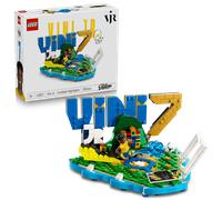 LEGO Editions Vini Jr. - Football Highlights Toy - 3D Display Model Kit w/Collectible Minifigure - Kids' Room Decor - Gift for 10+ Year Old Boys, Girls & Adult Sports Fans - 43027