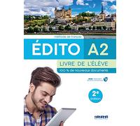 Edito A2 - Edition 2022 - Livre + didierfle.app SANTILLANA