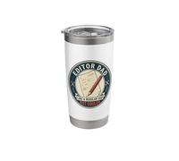 Editor Dad Writing Proofreading Grammar Editing Father's Day Stainless Steel Insulated Tumbler