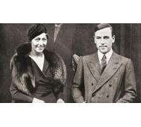 EDITORIAL Amy Johnson and her husband Jim Mollison seen here on their wedding day 1932. Amy Johnson 1903 - disappeared on January 5, 1941. Pioneer English pilot who was the first woman to fly solo