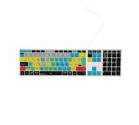 Editors Keys Adobe Premiere Pro Compatible Keyboard AB10 Core - Wired USB-C - Backlit - 100+ Colour-Coded Shortcuts - Mac & PC - UK/Euro English Layout