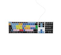 Editors Keys Avid Media Composer Compatible Keyboard AB10 Core - Wired USB-C - Backlit - 150+ Colour-Coded Shortcuts - Mac & PC - UK/Euro English Layout