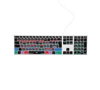 Editors Keys Logic Pro Compatible Keyboard AB10 Core - Wired USB-C - Backlit - 150+ Colour-Coded Shortcuts - Mac Only - UK/Euro English Layout