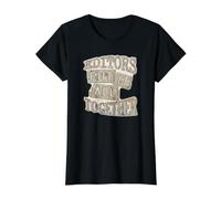 Editors Put It All Together Editing Professional Fixer Value Graphic T-Shirt, Women, Black, L