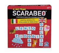 Editrice Giochi Il Mio First Scarabeo, Italian-English Edition, Board Game, Letters and Words Learning Game, Board Games for Children, from 2 to 4 Players, 4 Years