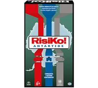 EDITRICE GIOCHI, Risiko! Antarctica, Strategy Game, 2 Games in Box in 1 for Challenges Between Friends and Family, Board Games for Adults and Children, Risk Expansion and Single Game,
