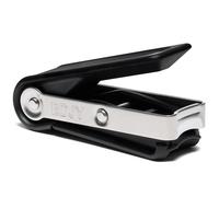 EDJY Fingernail Cutter - Precision Stainless Steel Nail Cutter for Fingernails | Sharp Blade, Ergonomic Design, Durable & Rust-Resistant | Ideal for Men and Women | Black