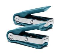 EDJY Fingernail Cutter - Precision Stainless Steel Nail Cutters for Fingernails | Sharp Blade, Ergonomic Design, Durable & Rust-Resistant | Ideal for Men and Women EDJY Blue | 2-Pack