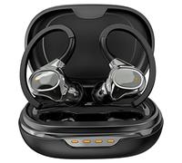 EDKKIE Wireless Bluetooth Earbuds for Small Ears Canal, Running Headphones with Microphone, IPX7 Waterproof, Noise Isolation Wireless Earphones for Sport and Working Out