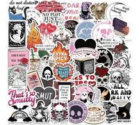 EDLMKM 100PCS Book Stickers for Kindle, Funny Bookish Waterproof Vinyl Stickers for Reader, Reading Lovers Aesthetic Graffiti Decals, for Skateboard Journal Phone Guitar Water Bottles Laptops Party