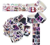 EDLMKM 1104Pcs Demon Stickers Kpop Sticker Set, Anime Hunter Themed Sticker Set, Waterproof Decal for Water Bottle Laptop Sticker for DIY Decorate Phone Bumper Hard Hat Kids Teens Gifts