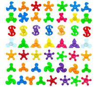 EDLMKM 50 Pcs Mini Fidget Spinners Sensory Fidget Toys Party Bag Fillers Easter Gifts for Kids Adults, Stress Relief Hand Spinner, MiniFidget Spinner Toys, Poppet Simple Rotation Sensory Toy