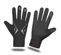 EDLMKM Cycling Glovesz, Touchscreen Thermal Running Glovess, Black Winter Gloves Warm Windproof, Thermal GlovesMen Women, Bike Glovesz, Warm Gloves for Men Women, Anti Slip Touch Screen Glovess