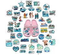 EDLMKM Shoe Charms, Swimming Shoe Charms for Croc Clogs Sandals, Waterproof DIY Shoe Decorations Accessories, Present for Birthday Party Favors