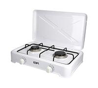 EDM 07420 Enamelled Gas Stove with 2 Flames - Various Colours