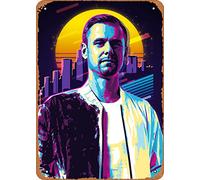Edm Dj Rave Retro 80S armin van buuren Metal Tin Sign Poster Vintage Art Wall Decor 12 x 8 inch