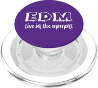 EDM Live In The Moment Electronic Dance Music Raver Gear EDM PopSockets PopGrip for MagSafe